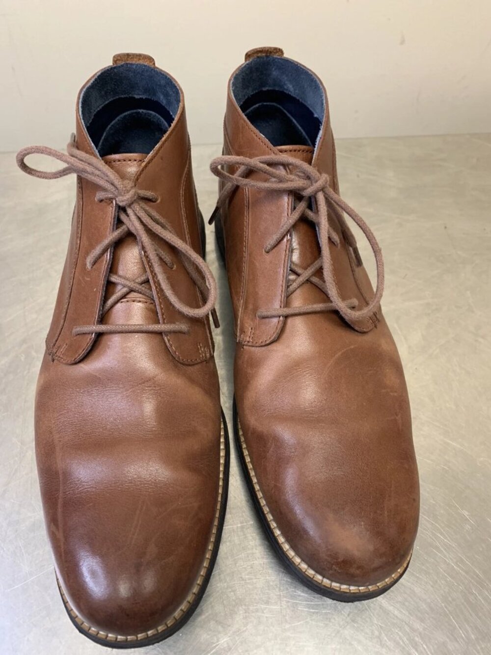 Cole Haan Original Grand Chukka Boot Men's 10.5 M Brown Leather Shoes C28214